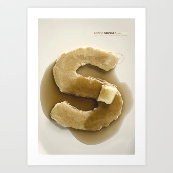 Simply Grotesk Art Print