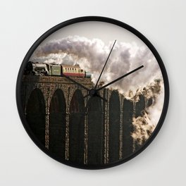 60163 Tornado Steaming over Ribblehead Viaduct Wall Clock