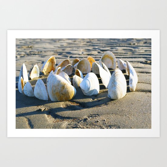 Sandcastles Art Print