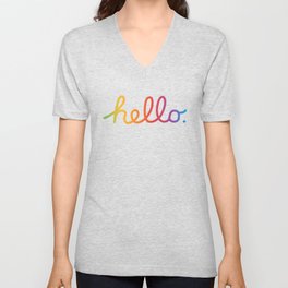 Hello — A tribute to Apple V Neck T Shirt