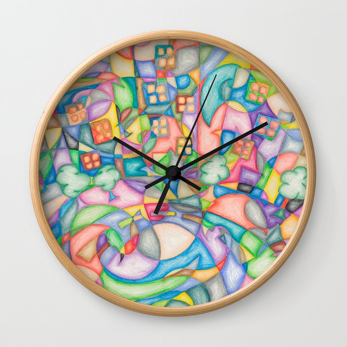 Color World Wall Clock