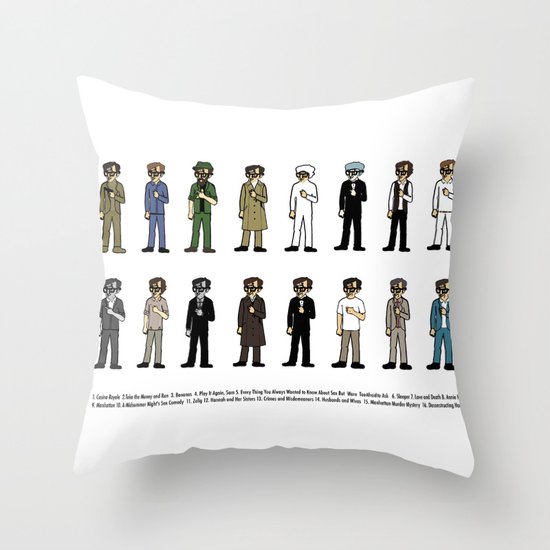 Woody Allen's Throw Pillow
