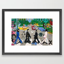 Abbey Rock Beatle Framed Art Print