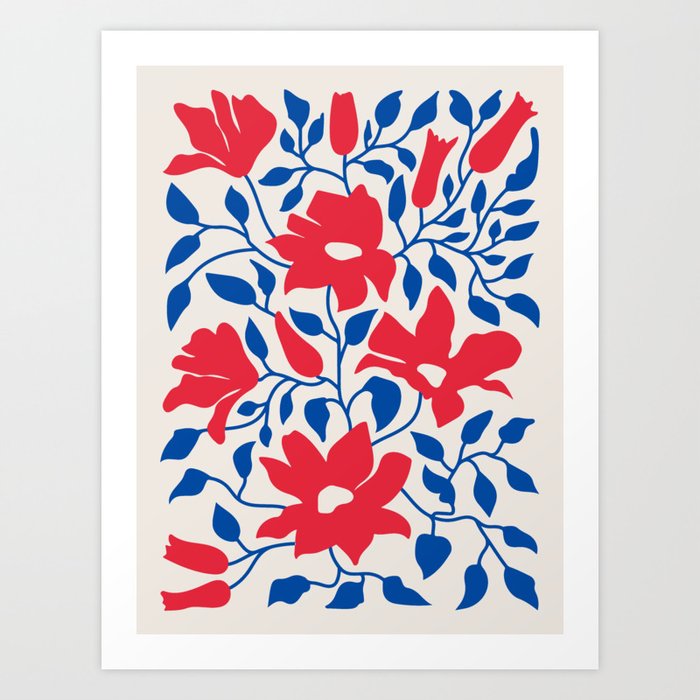 Flowers & Branches: Day Edition Art Print