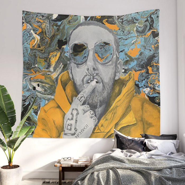 Mac Miller Wall Tapestry by chloesvinyls Society6