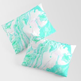tie dye series: aquamarine Pillow Sham