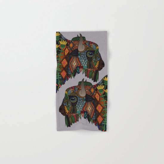 bison heather Hand & Bath Towel
