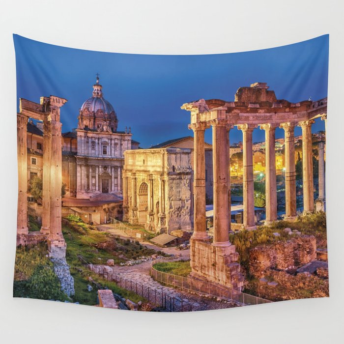 Roman Forum Rome Italy. Wall Tapestry
