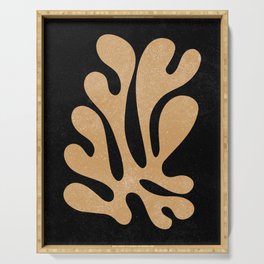 Coral Leaf: Matisse Night Edition Serving Tray