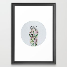 Embroidery art "Spring" printed / Gay art Framed Art Print