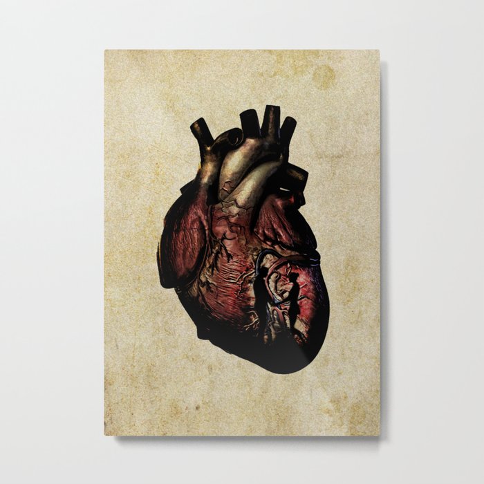 Heart art Metal Print