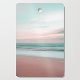 Beautiful Aqua Beach Sunset Cutting Board