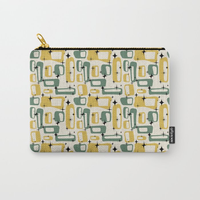 Mid Century Modern Retro Pattern 328 Carry-All Pouch