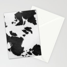 Hygge Cowhide Spots - Print with No Real Texture (farmhouse minimalism) Stationery Card