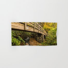 Blue Ridge Mountains - Rough Ridge Bridge Hand & Bath Towel