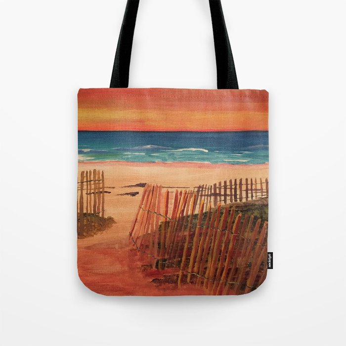 Sunset on the Beach Tote Bag