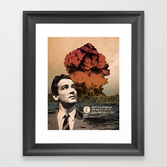 Thought Process Framed Art Print