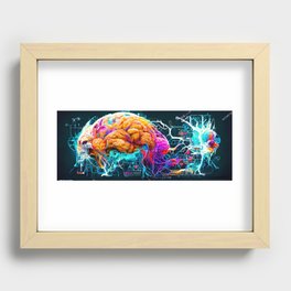 Bionic Mind Recessed Framed Print