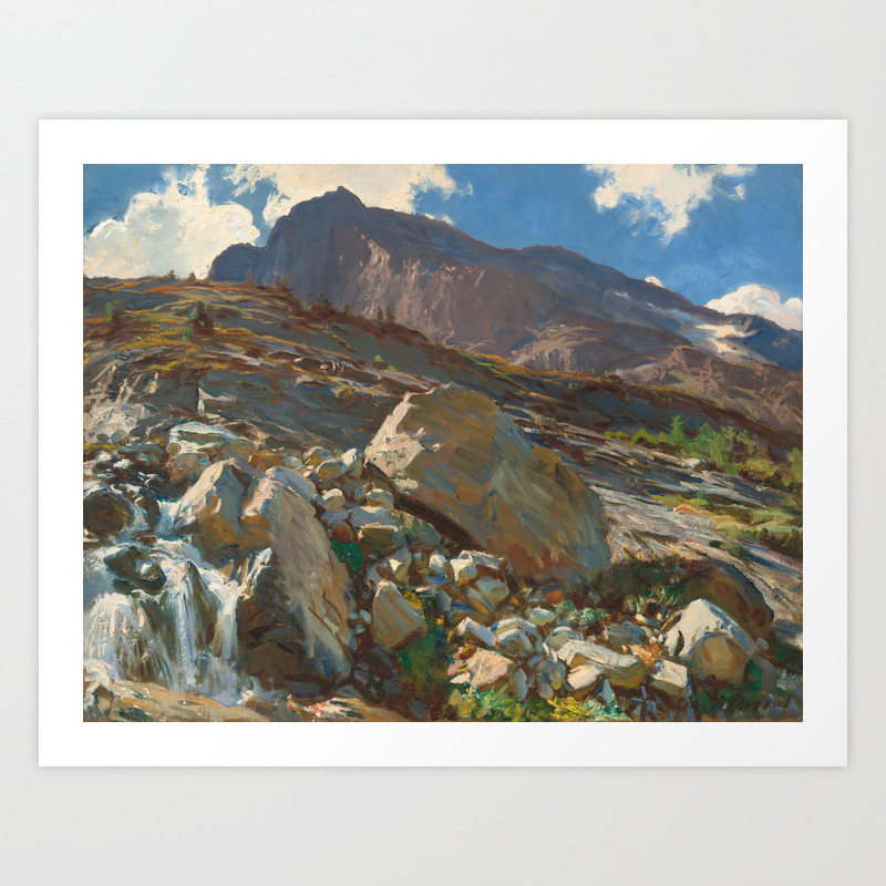 Simplon Pass Oil Painting By John Singer Sargent Art Print By