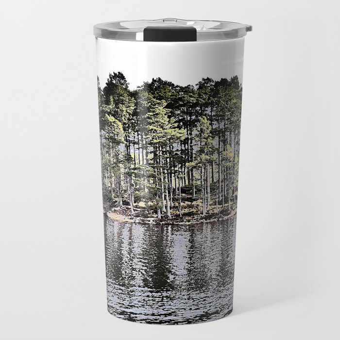 Spring Pine Trees of Loch an Eilein in I Art and Afterglow  Travel Mug