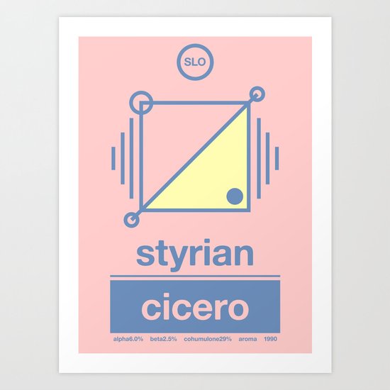 styrian cicero single hop Art Print