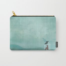Viaje al interior Carry-All Pouch | Acrylic, Painting, Watercolor 