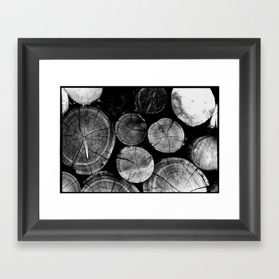 Wood Love Framed Art Print