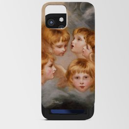 Sir Joshua Reynolds "Heads of Angels - Miss Frances Gordon" iPhone Card Case