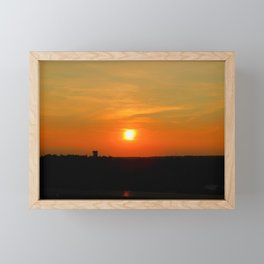 SUNDOWN LIGHT Framed Mini Art Print