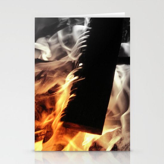 On Fire Stationery Cards