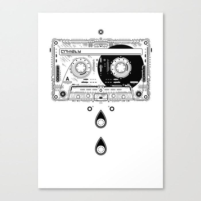 Snapped Up Market - Music Canvas Print