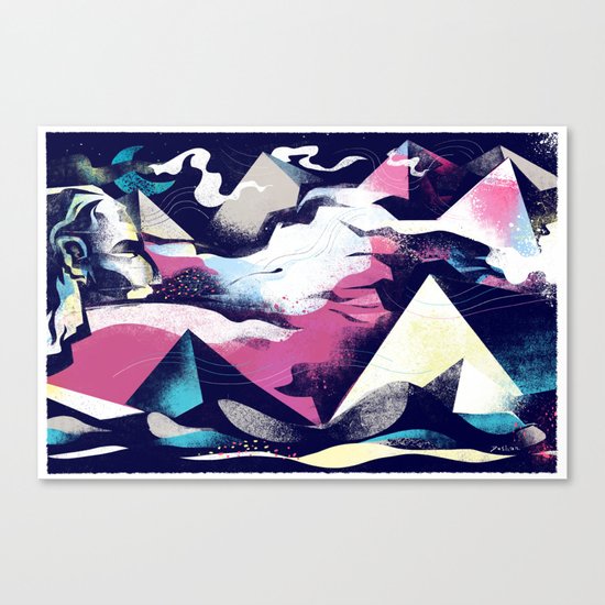 Her Garden Canvas Print