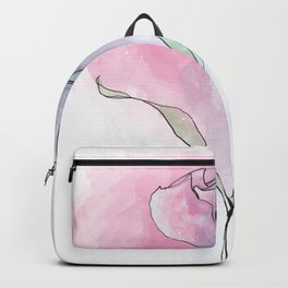 Watercolor flower Backpack