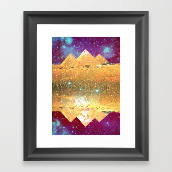 Pyramid Magick Framed Art Print
