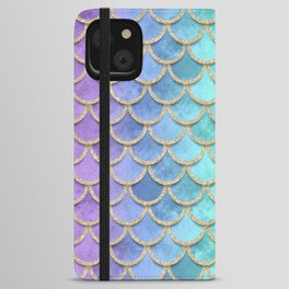 Baby Mermaid Scales 01 iPhone Wallet Case