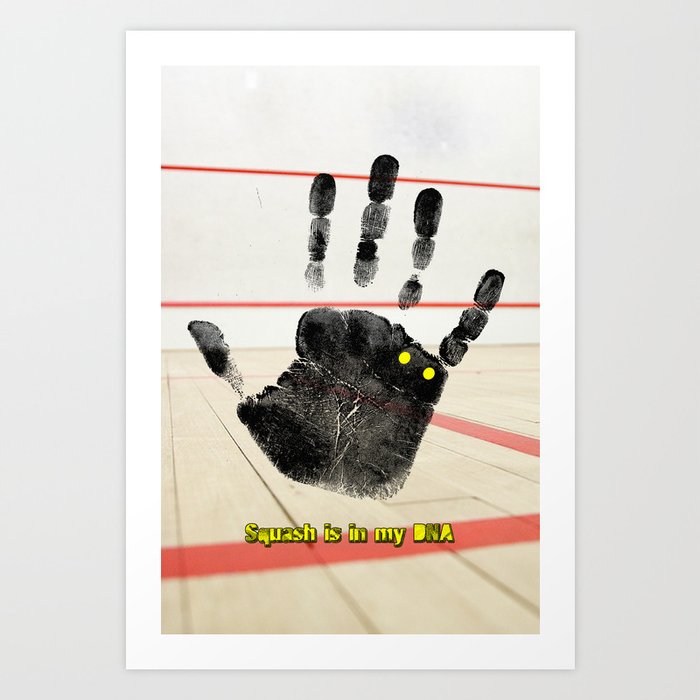 Squash is in my DNA Art Print