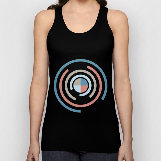 Colorful Circles V Unisex Tank Top