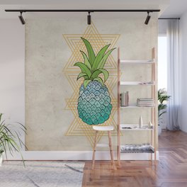 The Pineapple Blues Wall Mural