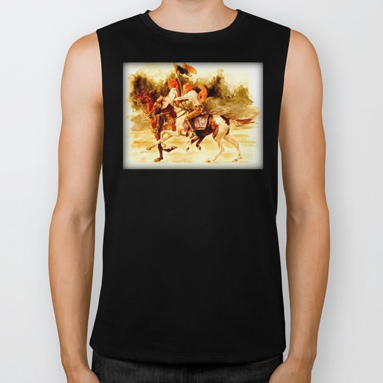 Horses and People No.1 Biker Tank