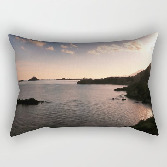 sunset in Sardinia Rectangular Pillow