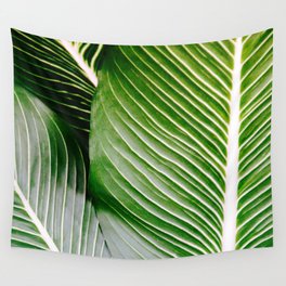 Big Leaves - Tropical Nature Photography Wall Tapestry