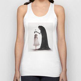 Girl and Grim Unisex Tank Top