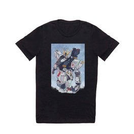Nu Gundam watercolor T Shirt | Sci-Fi, Watercolor, Robot, Movies & TV, Manga, Ink, Mecha, Illustration, Anime, Japan 