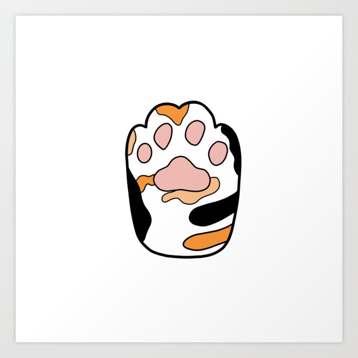 Calico cat paws discount