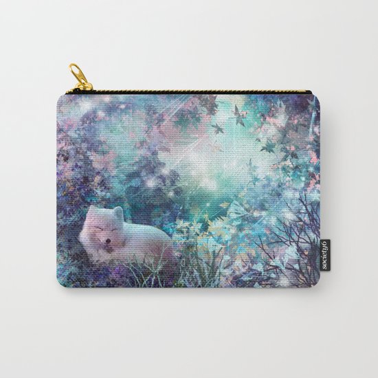 sleeping fox, enchanted dreams Carry-All Pouch
