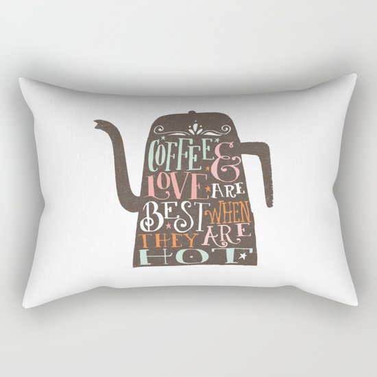 COFFE & LOVE Rectangular Pillow