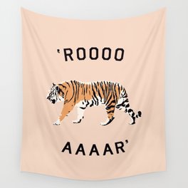 ROOOOAAAAR ! - Tiger Wall Tapestry