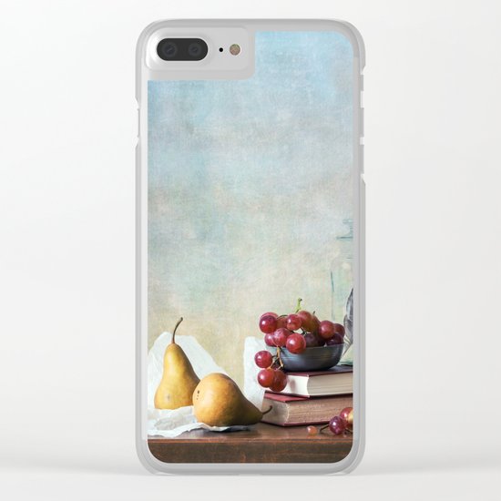 Autumn Pleasures Clear iPhone Case