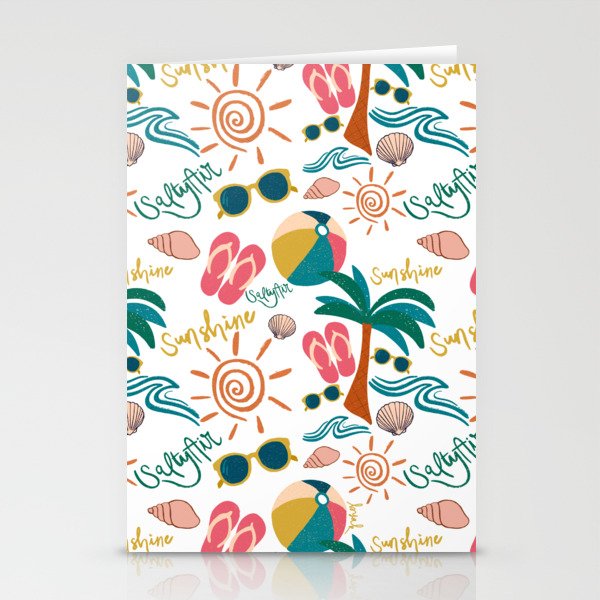 Beachy Babe Stationery Cards