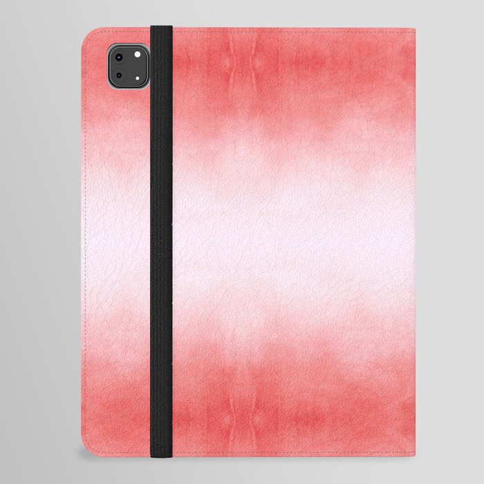 Watercolor Blush Pink Ombré Shibori iPad Folio Case